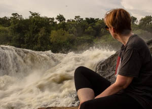 sitting by the falls BY JACKSON