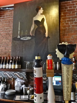 John Sargent reproduction of Madame X with Oysters_Elm Street Oyster House_Greenwich CT_ BY KDEVLIN